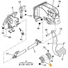 coiffe de pédale Aluminium
