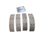 Set of 4 rear brake pads