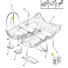 ensemble de fixation de tapis de sol
