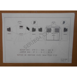 jeu de x2 grilles de protection de portes arrière