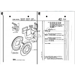 nécessaire de fixation de plaquettes de frein