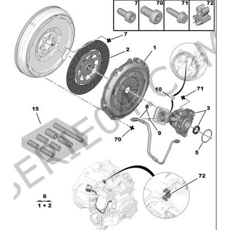 Kit d'embrayage Ø228