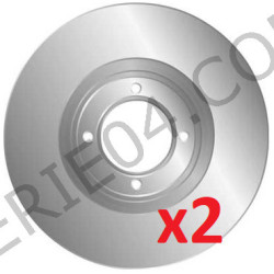 paire de disques de frein avant