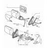 Glace de rétroviseur ext gauche