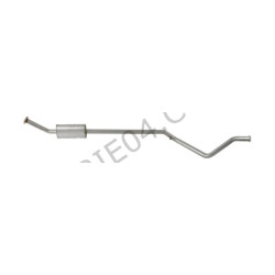 Intermediate exhaust pipe