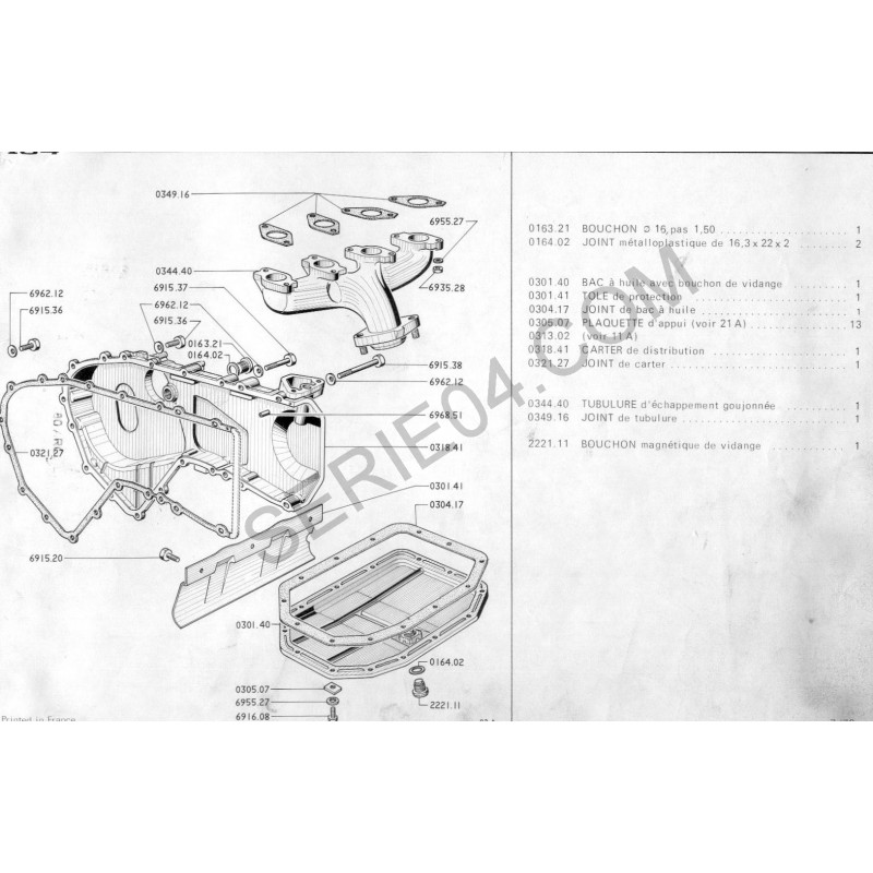 Bouchon de vidange de boite de vitesse M16x150