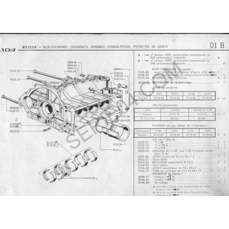 0112 28 - Joint moteur