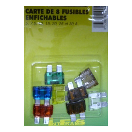 pochette de 8 fusibles