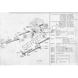 1st and 2nd gear shift fork shaft