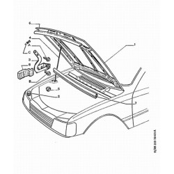 Engine bonnet seal