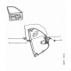 Clip fixation bas de vitre