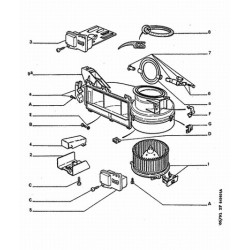 serre-cable de commande de climatiseur