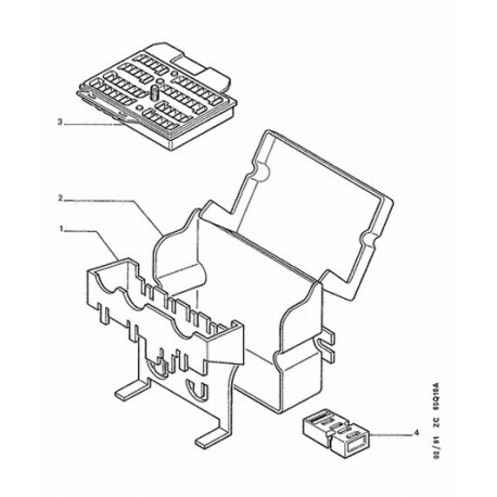 Borne relais électrique