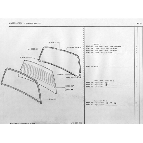 joint de lunette ar