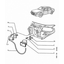 warning signal bracket