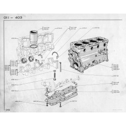 pair of crankshaft bearings