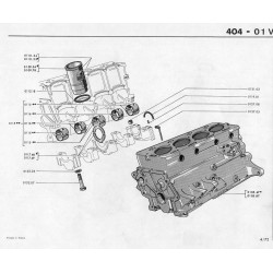 paire de coussinets de vilebrequin std