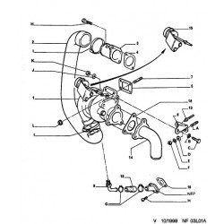 front exhaust pipe