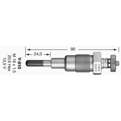 Bougie de préchauffage Y810