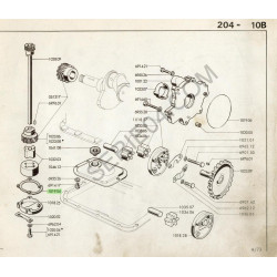 Eje de la bomba de aceite