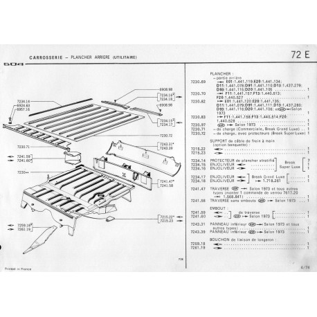 1296880106 Mercedes-Benz SL R129 Garniture Panneau Inférieur De Tableau De Bord