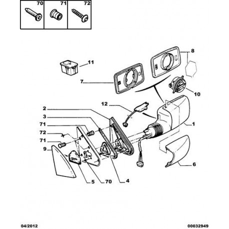joint de rétroviseur