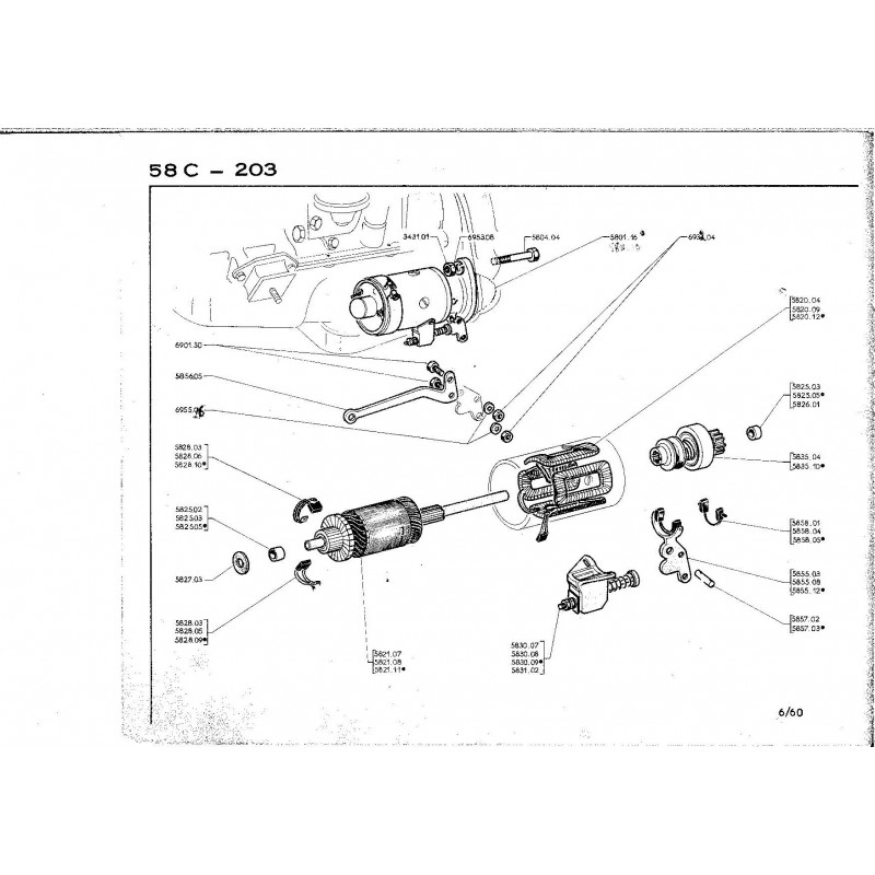 1 FUSIBLE 1353 ALTERNATOR FUSE pour alternateur DUCELLIER de Citroen 2CV