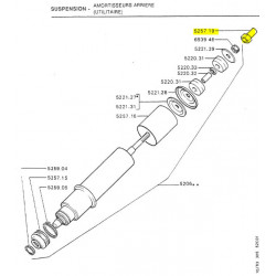 rear shock absorber rod protector