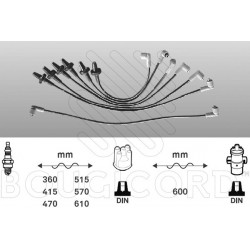 jeu de fils haute tension V6