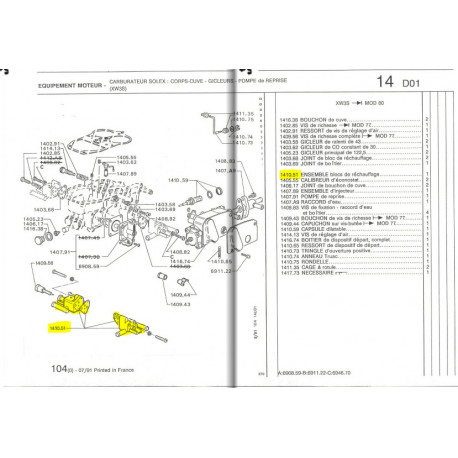 ensemble bloc réchauffage
