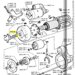 Bosch starter rear bearing bush