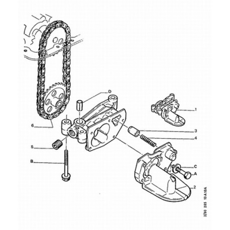 engine oil pump chain