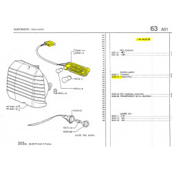 front lamp holder