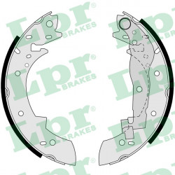 set of 4 rear brake shoes
