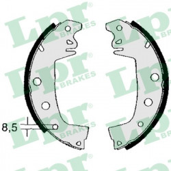 set of 4 rear brake shoes