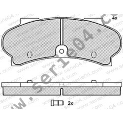 set pastiglie freno anteriore