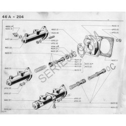 vite di arresto del cilindro principale del freno tandem