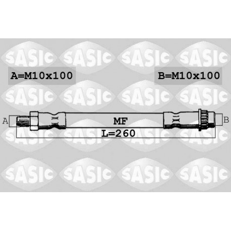 rear brake hose