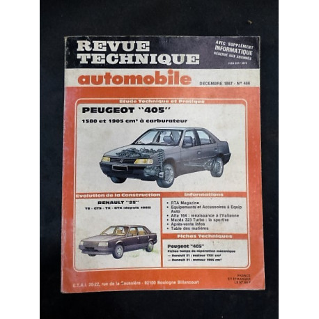 revue technique 405