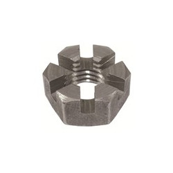 castellated nut, front hub