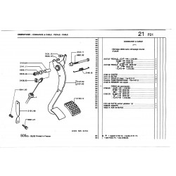 kabel clutch 730mm lengte