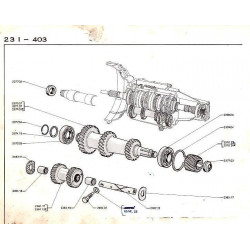 C3 gearbox sprocket