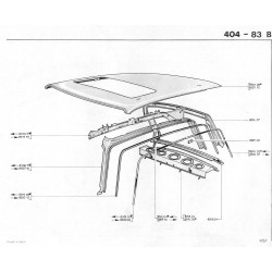 left rear roof molding