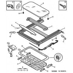 Kit De Réparation Toit Ouvrant Pour Smart Fortwo 2006-2014 - Pièce De Fixation En Plastique