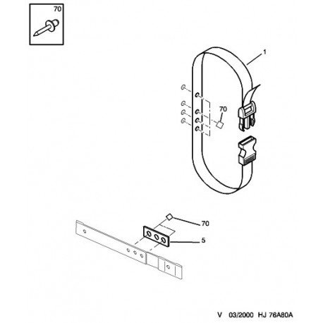 sangle de triangle de signalisation