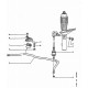 bearing flange front stabilizer bar