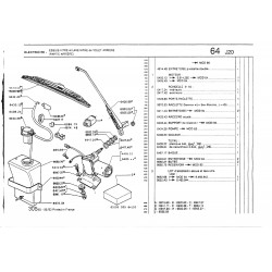 rear windshield washer reservoir