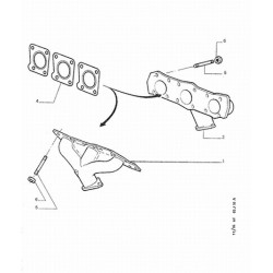 exhaust manifold stud Ø7mmx100