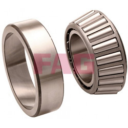 Kit of 2 tapered roller bearings, differential.