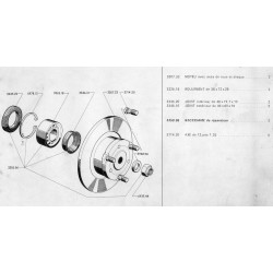 kit roulement de moyeu avant